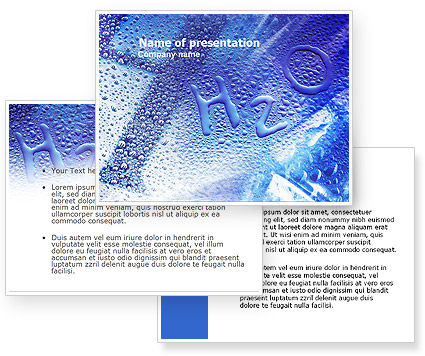 powerpoint backgrounds water. Water Formula PowerPoint