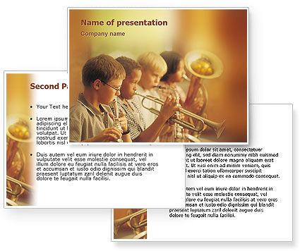 powerpoint themes music. Music School PowerPoint