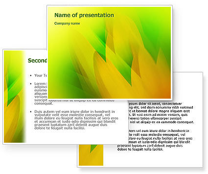 yellow background powerpoint. Yellow Petals PowerPoint