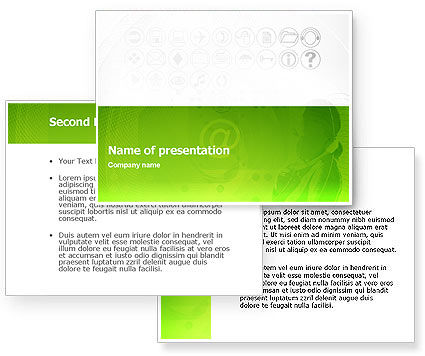 ms powerpoint icon. Icons PowerPoint Template