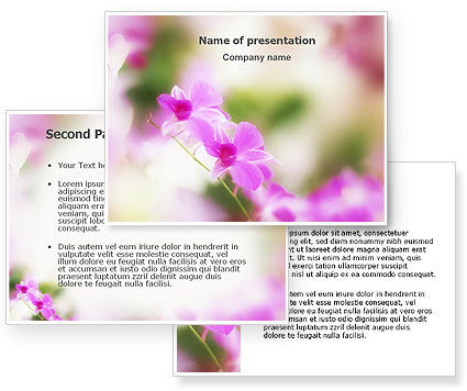 powerpoint backgrounds flowers. Blooming Flowers PowerPoint
