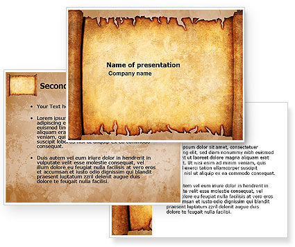 blank scroll template. scroll powerpoint template