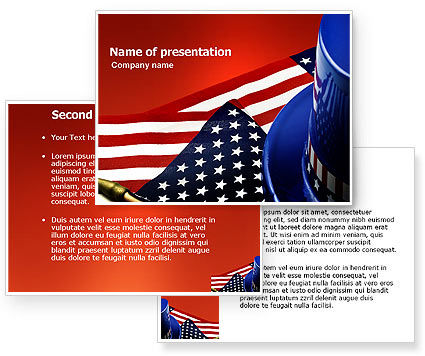 american flag background powerpoint. USA Elections PowerPoint