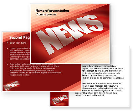 Powerpoint Backgrounds For Science. News PowerPoint Templates