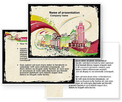 powerpoint template design. Urban Design PowerPoint