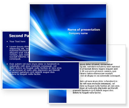 powerpoint templates blue. Abstract Blue PowerPoint