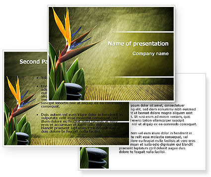 flower backgrounds for powerpoint. Exotic Flower PowerPoint