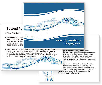 powerpoint backgrounds water. Water Splash PowerPoint