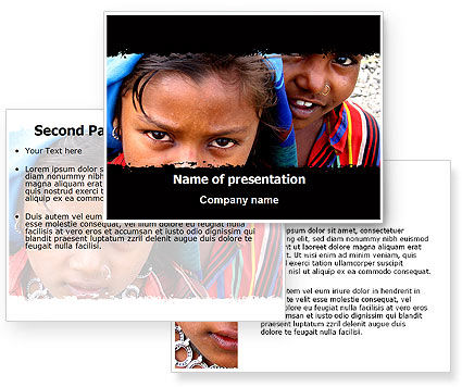 powerpoint templates children. World PowerPoint Template,
