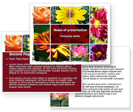 powerpoint backgrounds flowers. Garden Flowers PowerPoint