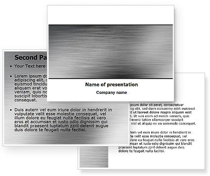 background powerpoint presentation. Steel Background PowerPoint