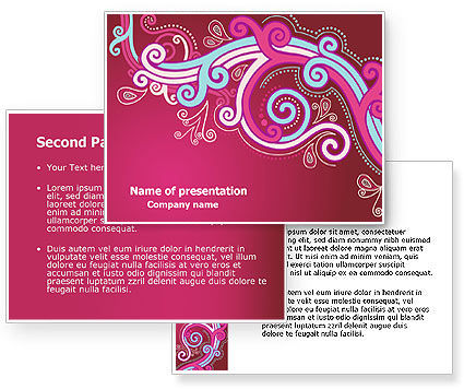 animated backgrounds for powerpoint. Pink Ornament PowerPoint