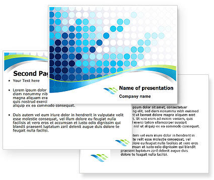 powerpoint templates blue. Dotted Blue Theme PowerPoint