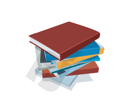 clip art book stack. Pile of Books Clipart #00269
