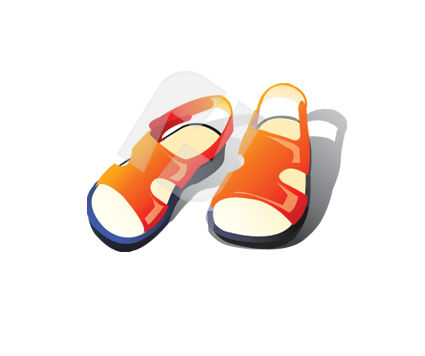 Carrot Clip Art. Carrot Sandals Clipart #00332